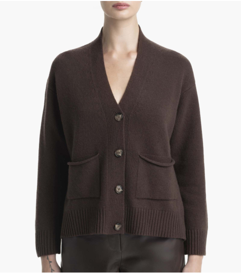 Ζακέτα V neck σε Wool Blend