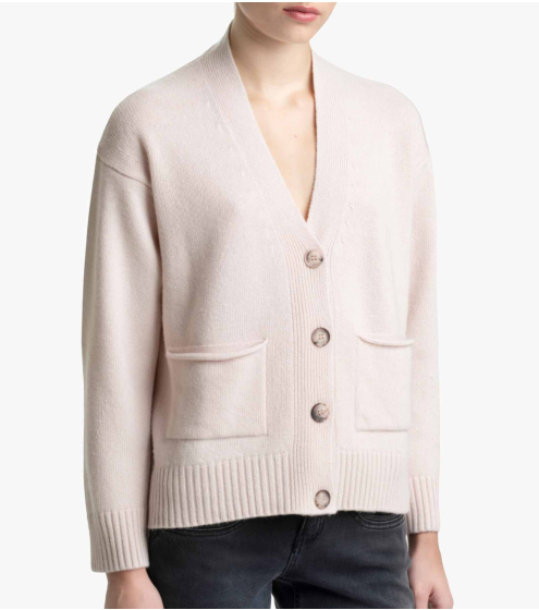 Ζακέτα V neck σε Wool Blend