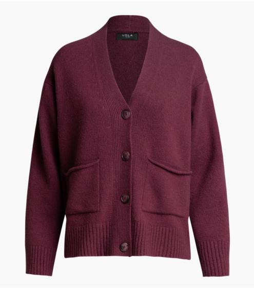 Ζακέτα V neck σε Wool Blend