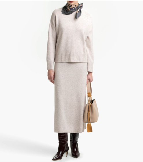 Φούστα Μaxi σε Μαλλί και Κασμίρι