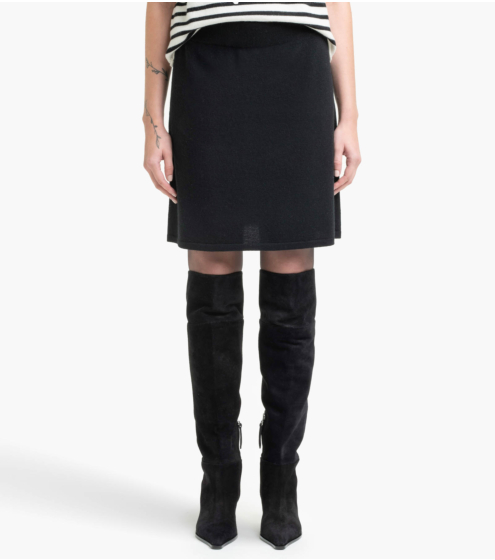 Φούστα Α-Line Mini σε Μαλλί και Κασμίρι