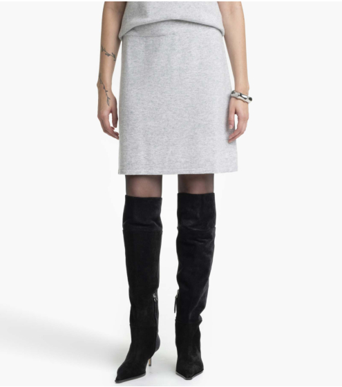 Φούστα Α-Line Mini σε Μαλλί και Κασμίρι