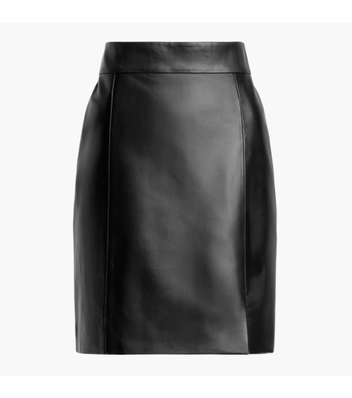 Φούστα Mini A-line σε Δέρμα Nappa