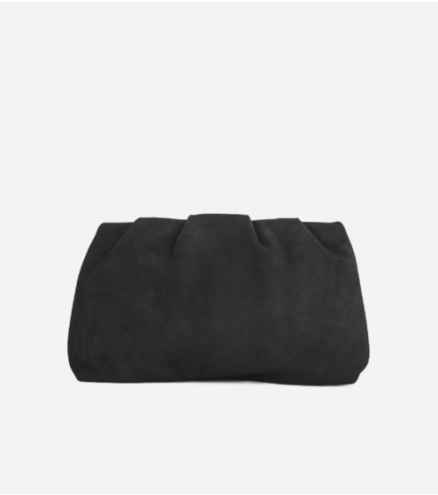 Suede Clutch Bag