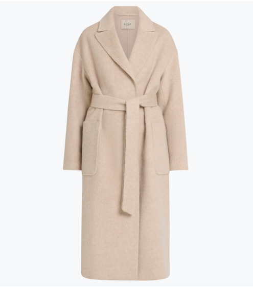 Παλτό Oversized Wool Blend & Silk