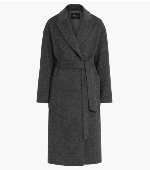 Παλτό Oversized Wool Blend & Silk