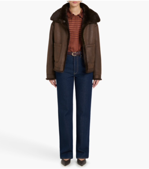 Ζακέτα Κοντή σε Faux Shearling