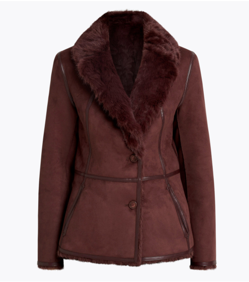 Reversible Shearling Blazer