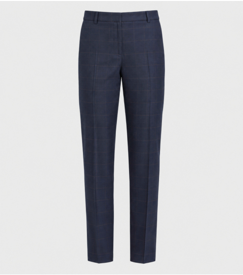 Παντελόνι Skinny σε Plaid Pure Wool