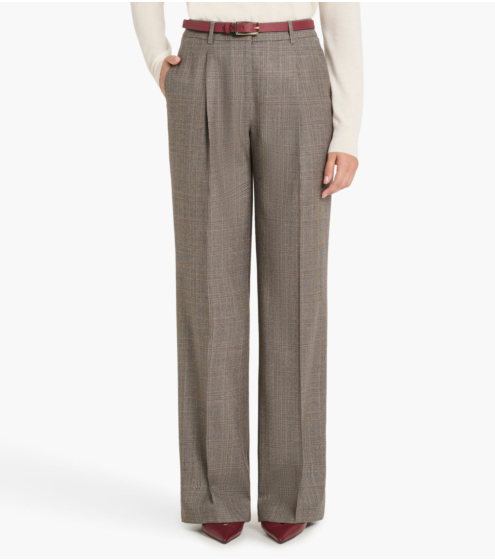 Παντελόνι Pleated σε Pure Wool