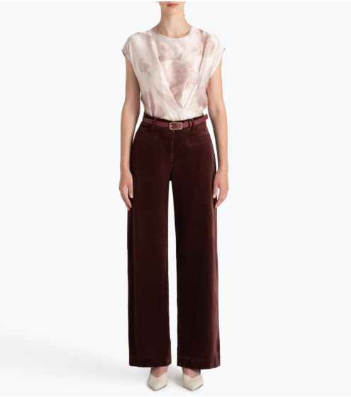 Παντελόνι Wide Leg σε Κοτλέ