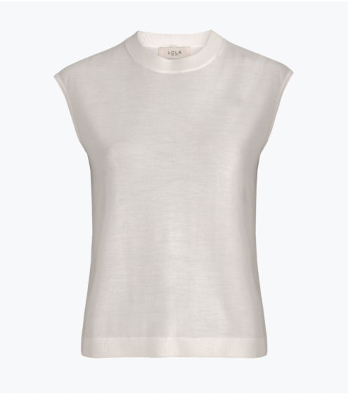 Τοπ με Αποσπώμενο Φουλάρι σε 100% Wool Merino