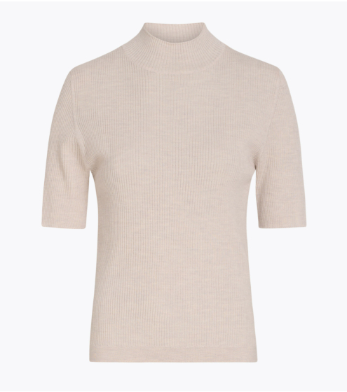 Μπλούζα Ribbed σε 100% Wool Merino
