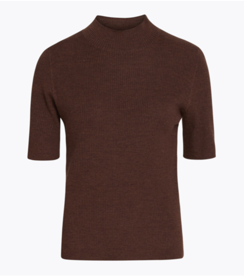 Μπλούζα Ribbed σε 100% Wool Merino