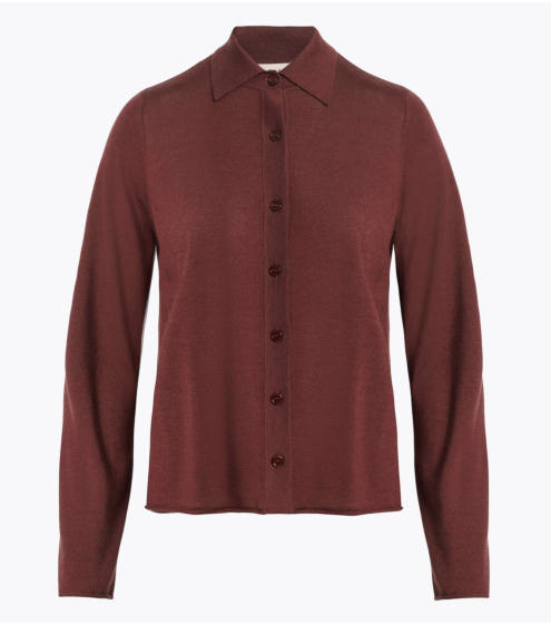 Knit Shirt με Μαλλί & Μετάξι
