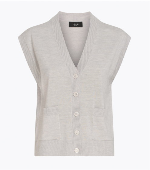 Γιλέκο σε 100% Wool Merino
