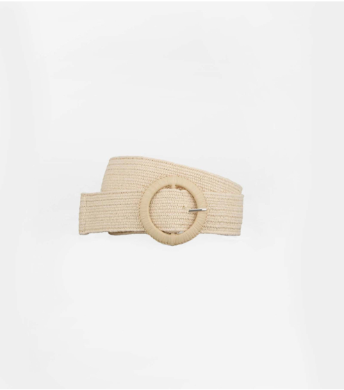 Ζώνη Πλεκτή με Στρογγυλή Αγκράφα