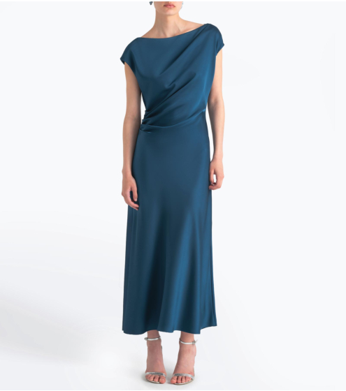 Φόρεμα Drapped σε Σατέν