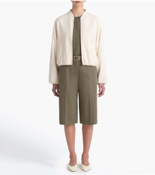 Μπουφάν Bomber σε Viscose Blend