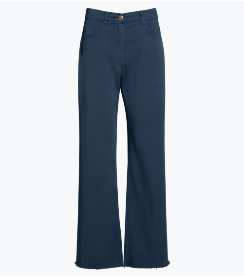 Παντελόνι Flared σε Cotton Blend