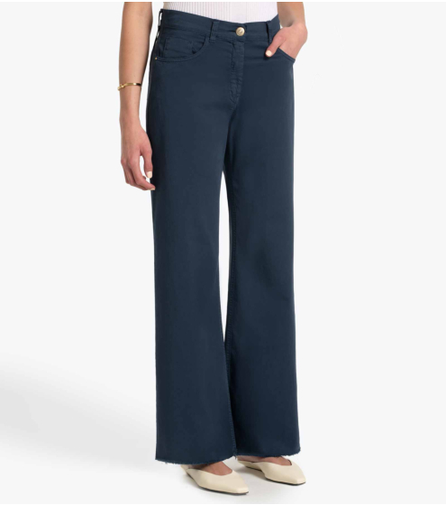 Παντελόνι Flared σε Cotton Blend