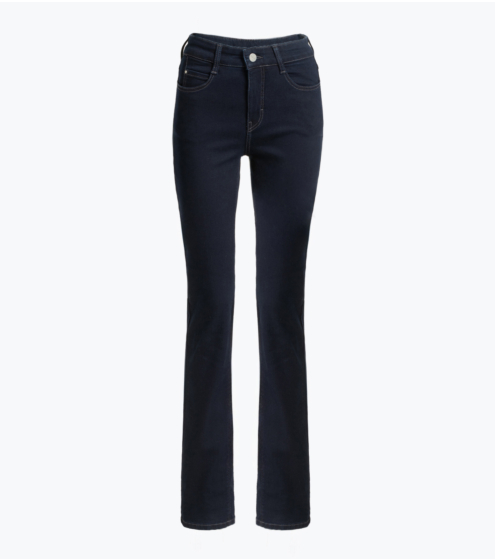 Straight Leg Jeans Rinse Wash