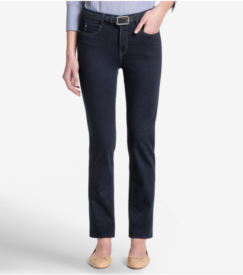 Straight Leg Jeans Rinse Wash