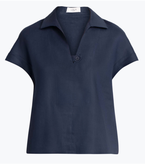 Τοπ Boxy σε 100% Λινό