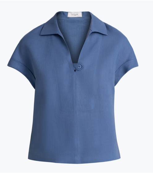 Τοπ Boxy σε 100% Λινό