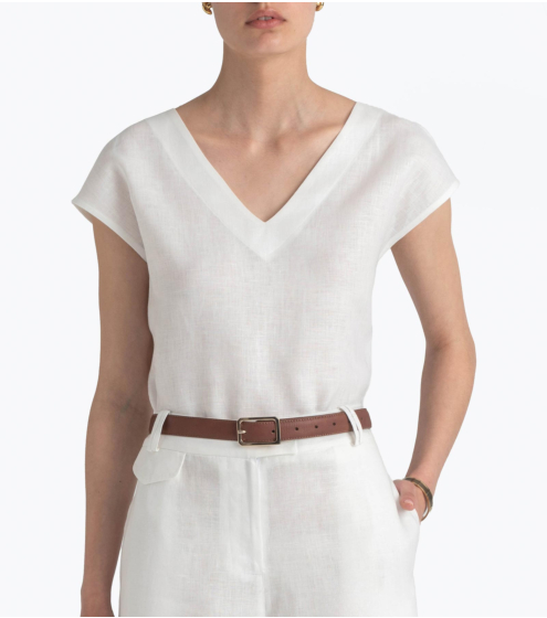 Toπ Ve σε 100% Λινό