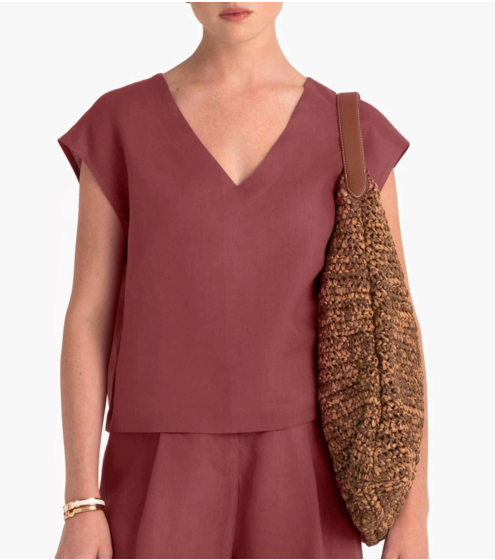 Toπ Ve σε 100% Λινό