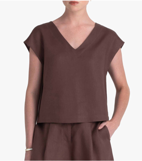 Toπ Ve σε 100% Λινό