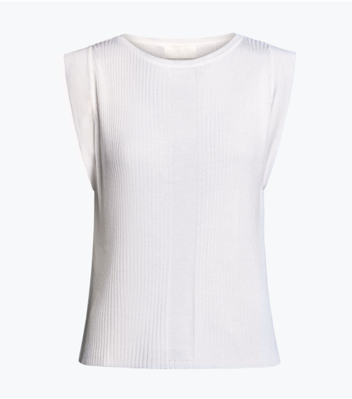 Μπλούζα Ribbed Boatneck σε Silk Blend