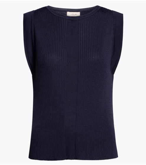 Μπλούζα Ribbed Boatneck σε Silk Blend