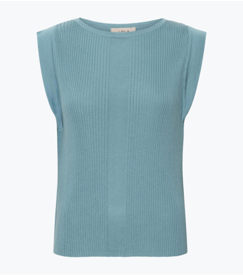 Μπλούζα Ribbed Boatneck σε Silk Blend