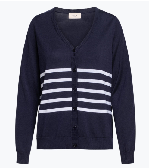 Ζακέτα Ριγέ σε Silk Blend