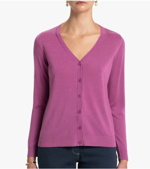 Ζακέτα Vneck σε Silk Blend