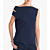 Μπλούζα με Ασύμμετρους Ώμους σε Viscose Linen Blend