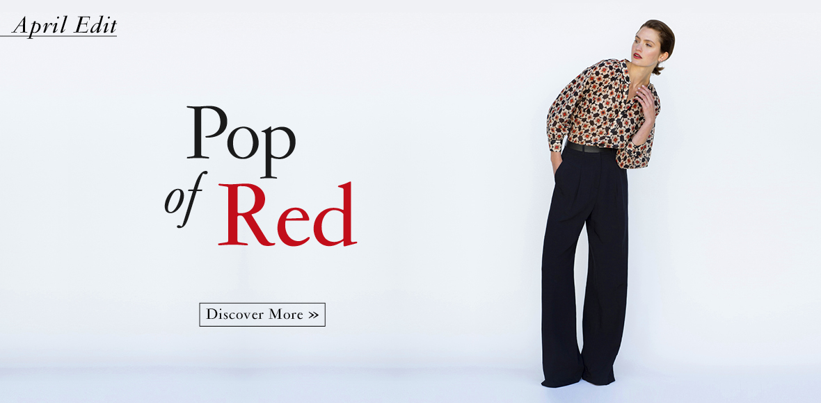 Pop of Red |April Editorial Image